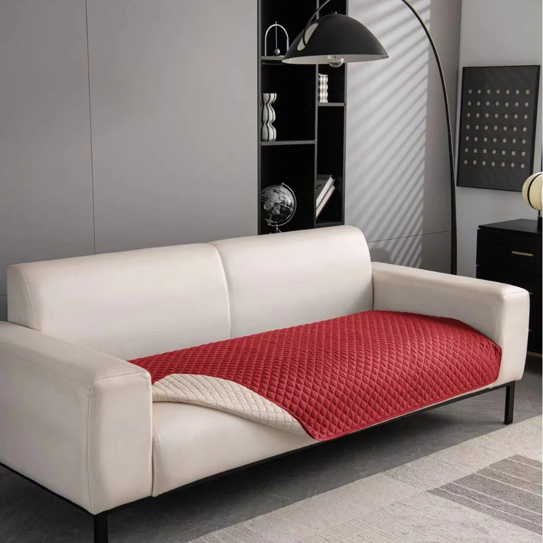 Universal Waterproof Sofa Cover - Pet and Kid Friendly Slipcover Protector for Living Room Furniture