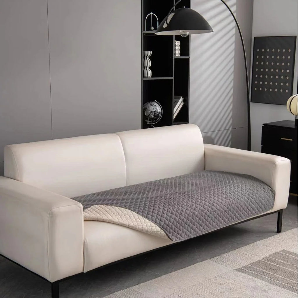 Universal Waterproof Sofa Cover - Pet and Kid Friendly Slipcover Protector for Living Room Furniture