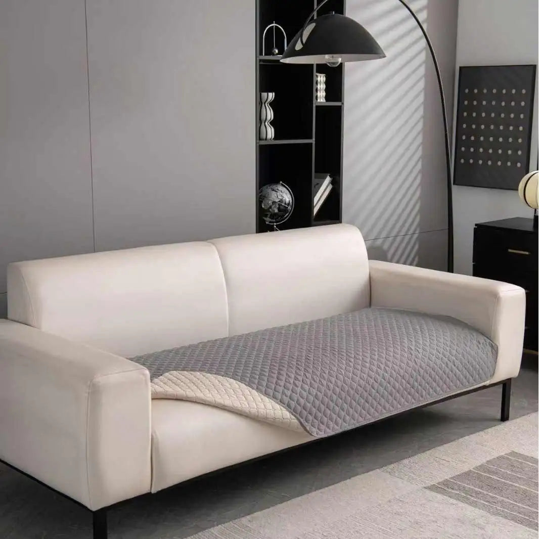 Universal Waterproof Sofa Cover - Pet and Kid Friendly Slipcover Protector for Living Room Furniture