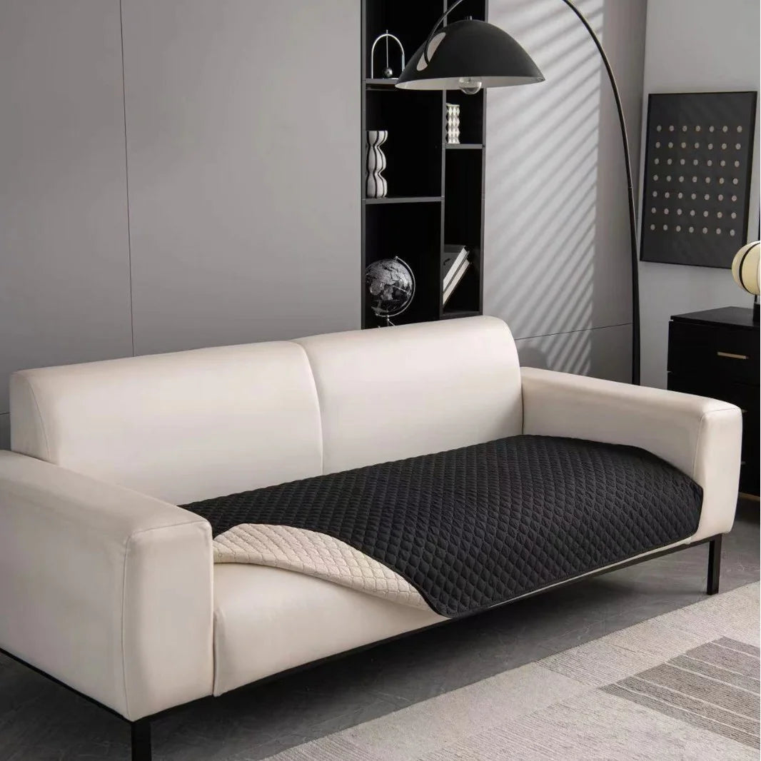 Universal Waterproof Sofa Cover - Pet and Kid Friendly Slipcover Protector for Living Room Furniture