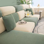 Thicken Elastic Sofa Cover for Living Room Solid Color Furniture Protector Sofa Cushion Cover Slipcover Removable Couch Covers