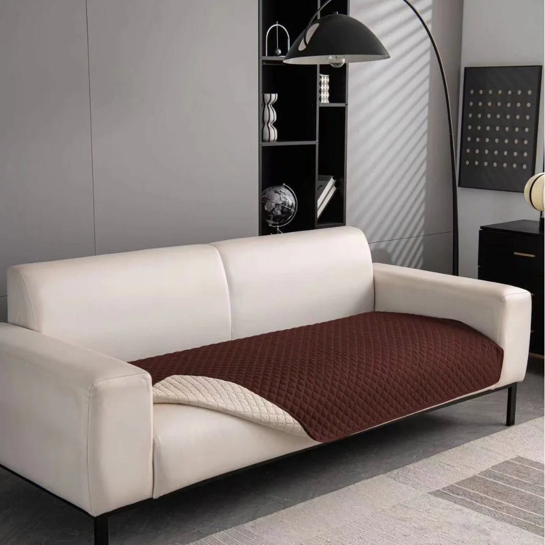 Universal Waterproof Sofa Cover - Pet and Kid Friendly Slipcover Protector for Living Room Furniture